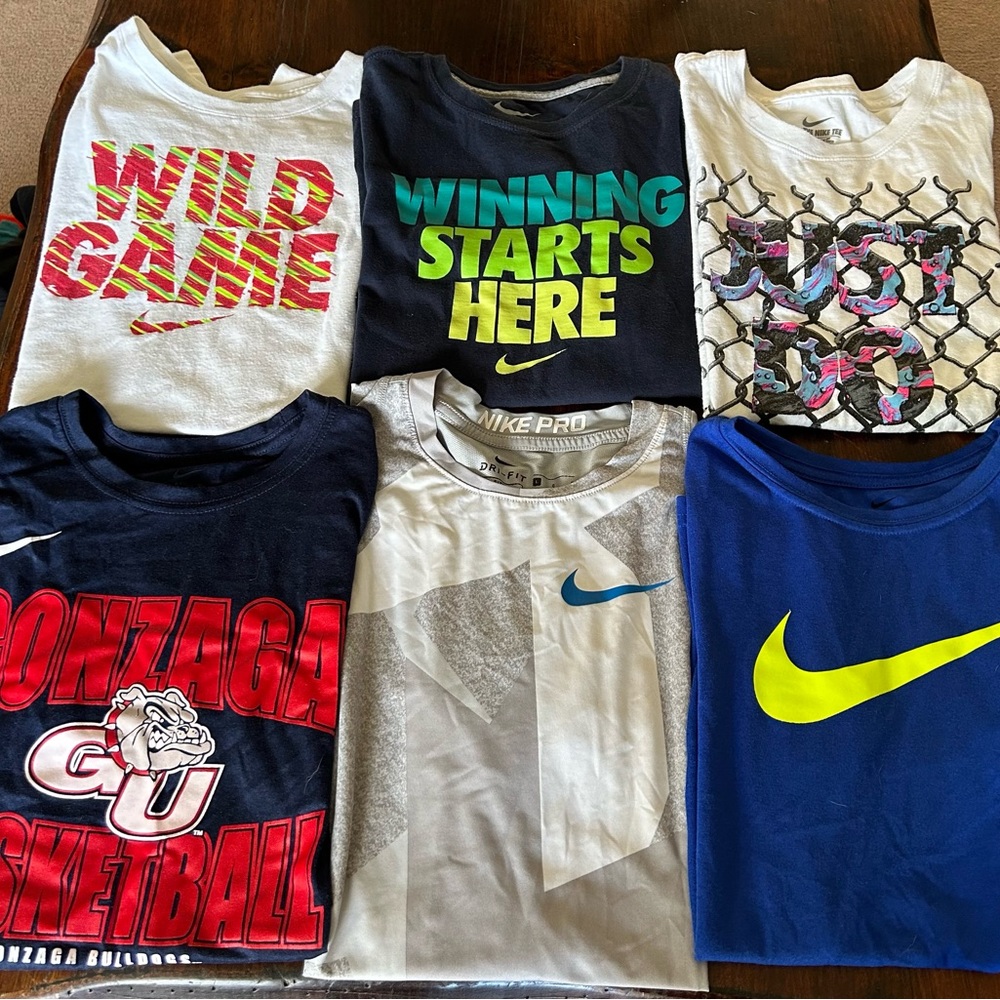 6 NIKE shirts